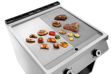 Preview: Elektro-Griddleplatte, 1/2+1/2, OU