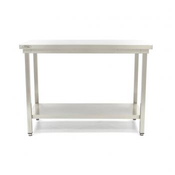 Preview: Maxima Edelstahl-Arbeitstisch 'Deluxe' 1600 x 600 mm