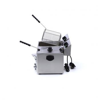 Maxima Fritteuse 2 x 8L mit Wasserhahn