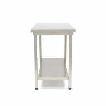 Preview: Maxima Edelstahl-Arbeitstisch 'Deluxe' 800 x 700 mm