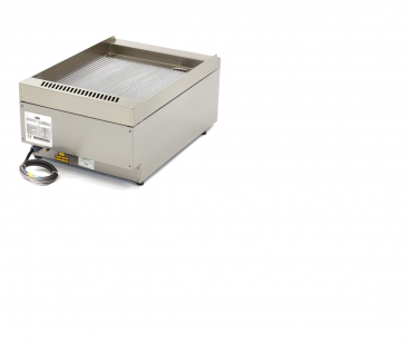 Preview: Commercial Grade Grillplatte Gerillt - Elektrisch - 40 x 60 cm