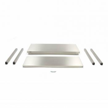 Preview: Maxima Edelstahl-Arbeitstisch 'Deluxe' 1200 x 700 mm